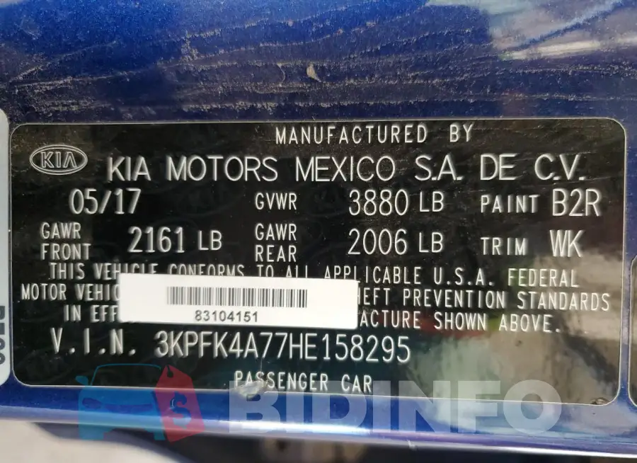 3KPFK4A77HE158295 Photo# 12