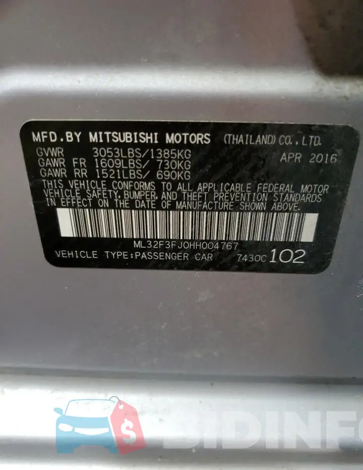 ML32F3FJ0HH004767 Photo# 12