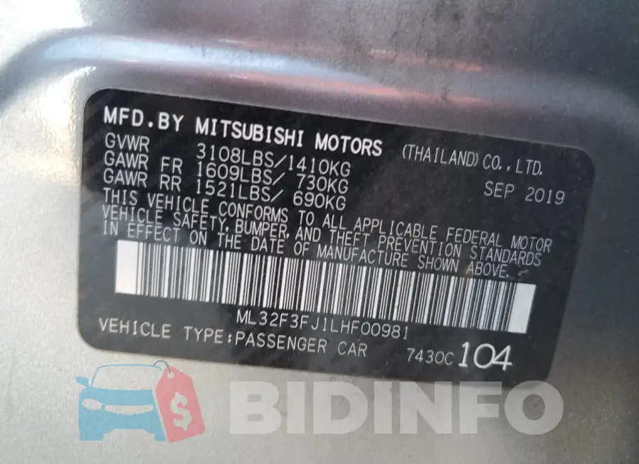 ML32F3FJ1LHF00981 Photo# 12