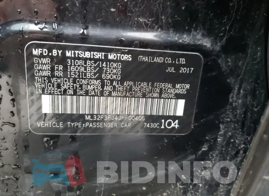 ML32F3FJ4JHF00406 Photo# 12