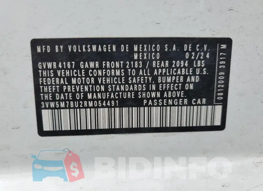 3VW5M7BU2RM054491 Photo# 12