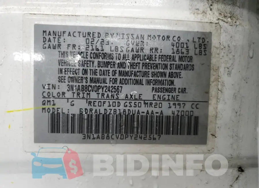3N1AB8CV0PY242567 Photo# 12