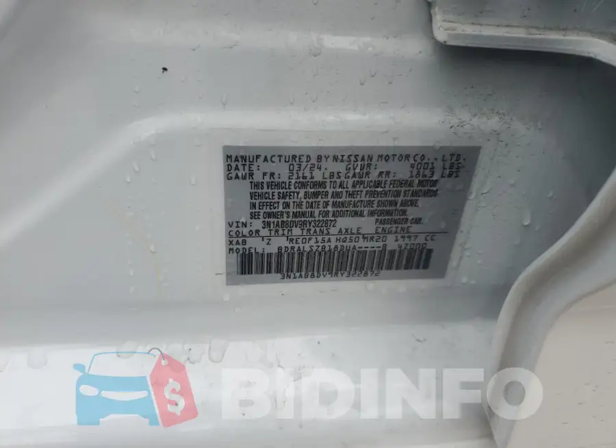 3N1AB8DV9RY322872 Photo# 13