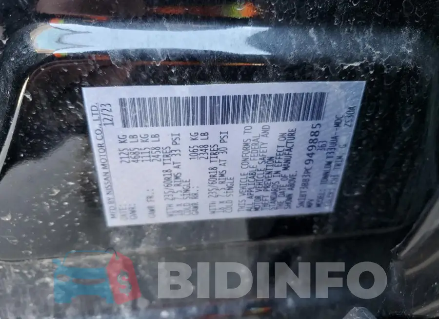 5N1BT3BB3PC949885 Photo# 14