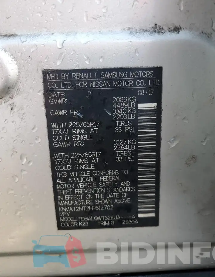KNMAT2MT2HP612702 Photo# 13