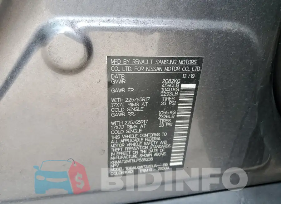 KNMAT2MT5LP535235 Photo# 13