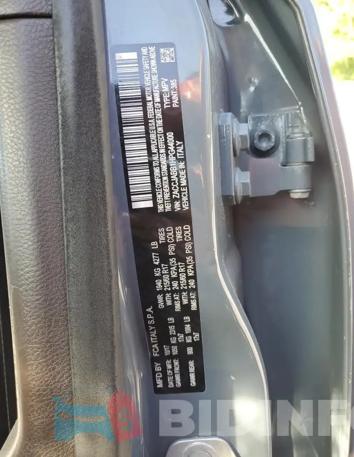 ZACCJABB1HPG44000 Photo# 13