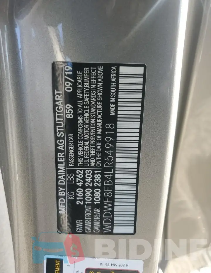 WDDWF8EB4LR549918 Photo# 12