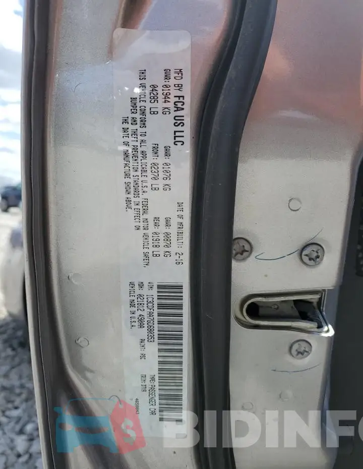1C3CDFAA7GD680353 Photo# 12