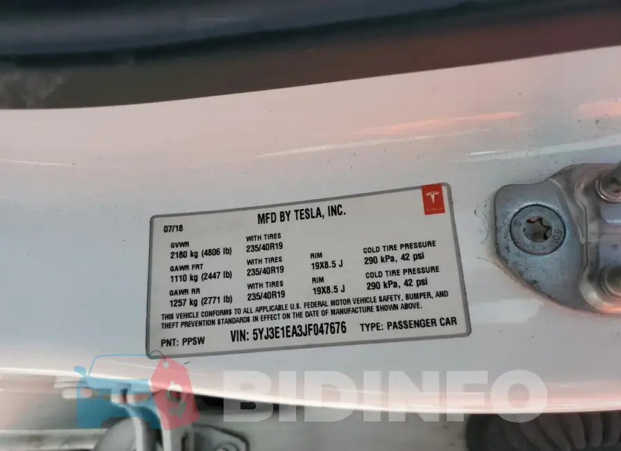 5YJ3E1EA3JF047676 Photo# 12