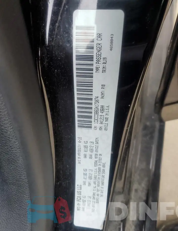 1C3CCCBB6GN173074 Photo# 13