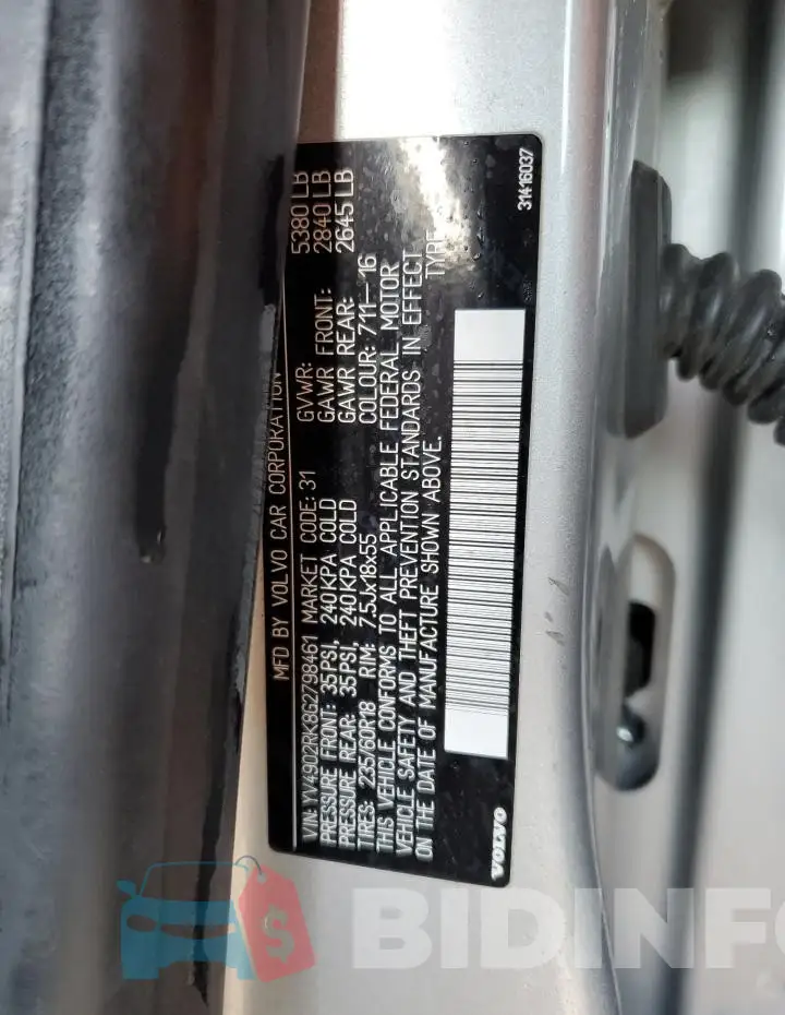 YV4902RK8G2798461 Photo# 12
