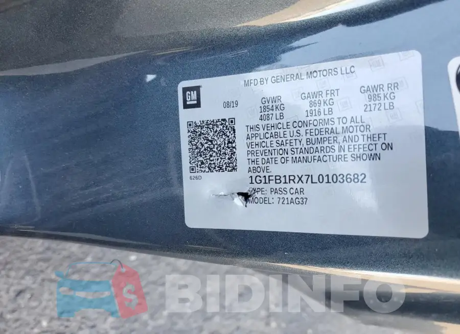 1G1FB1RX7L0103682 Photo# 12