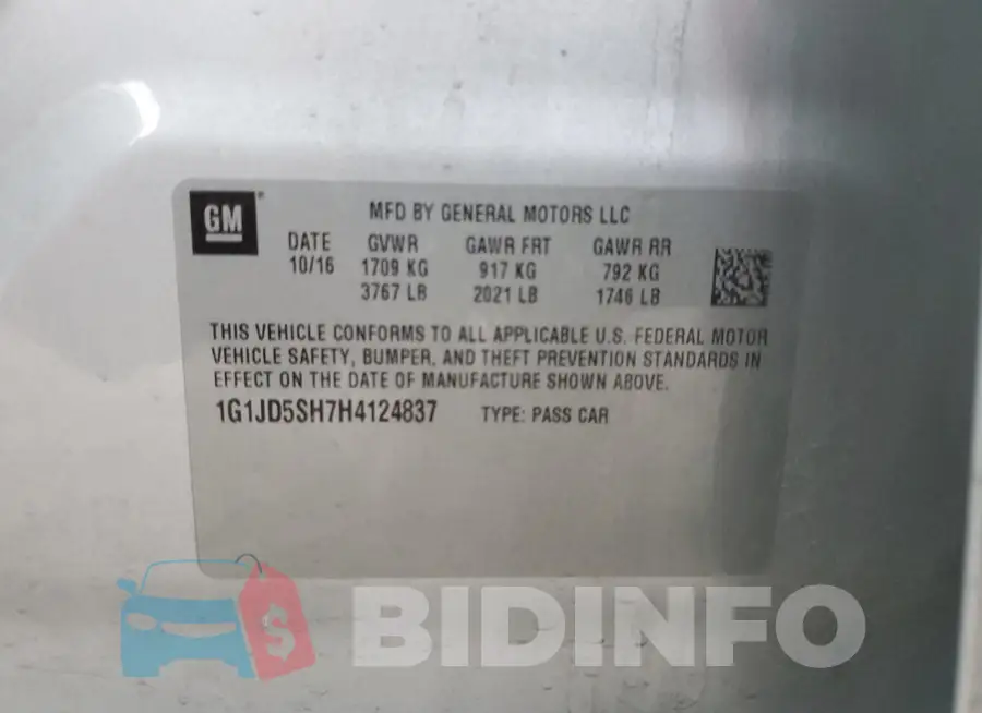 1G1JD5SH7H4124837 Photo# 12