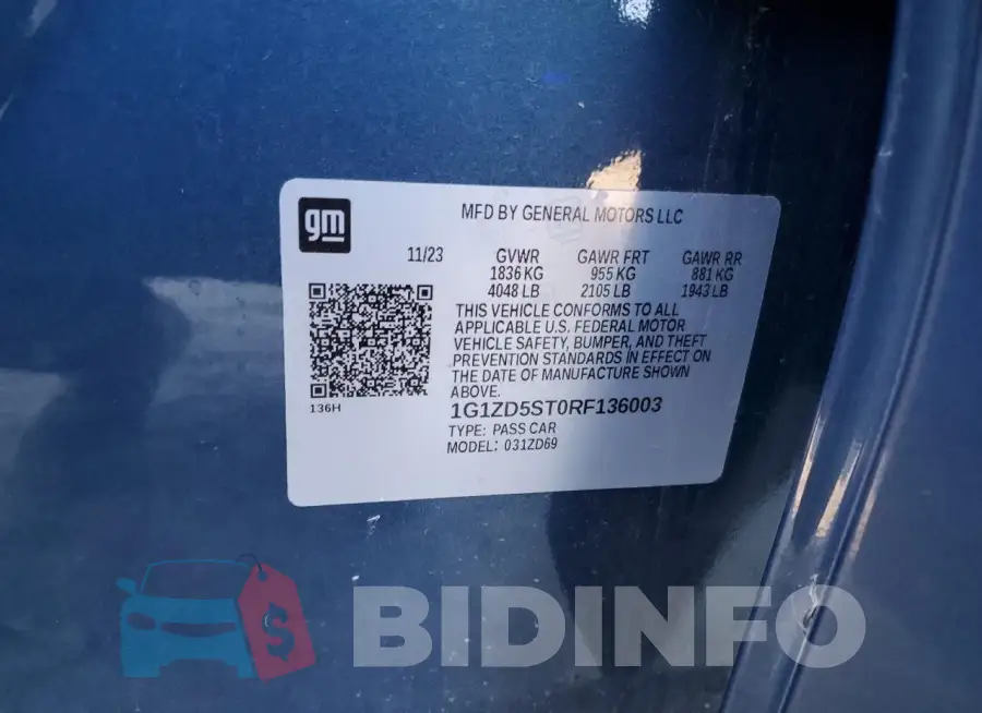 1G1ZD5ST0RF136003 Photo# 12
