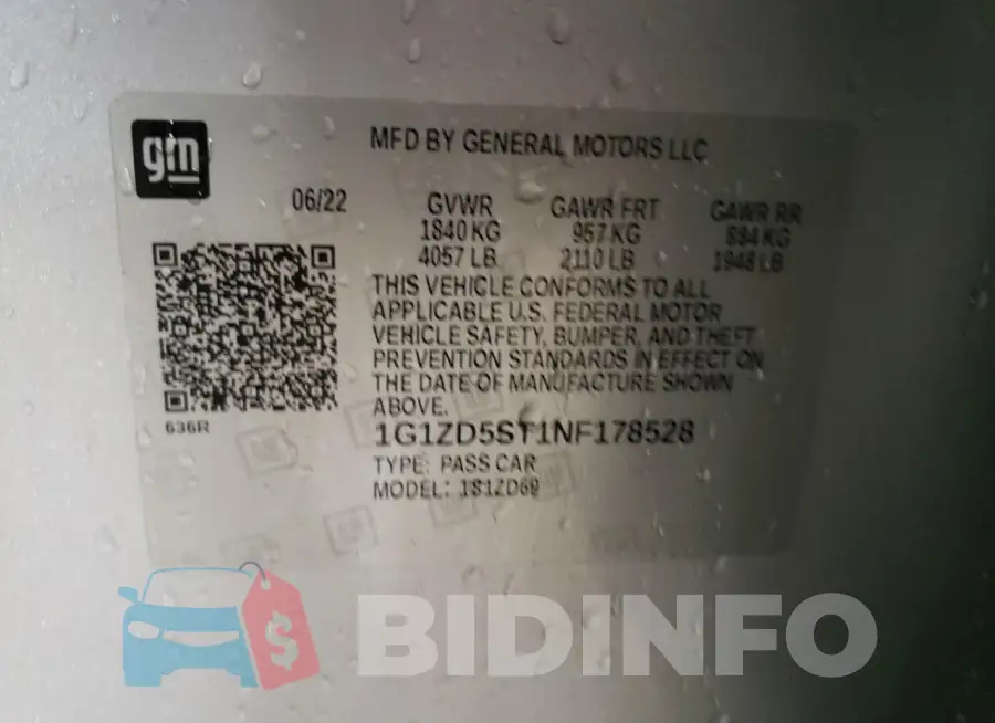 1G1ZD5ST1NF178528 Photo# 12
