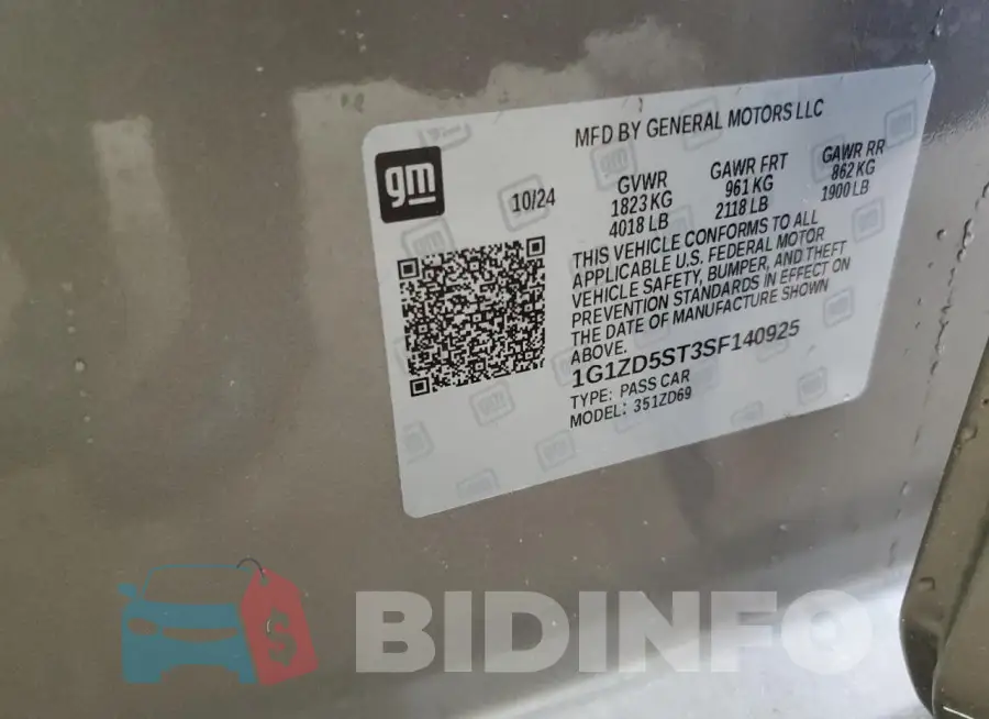 1G1ZD5ST3SF140925 Photo# 12