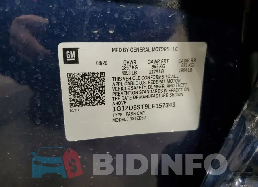 1G1ZD5ST9LF157343 Photo# 12