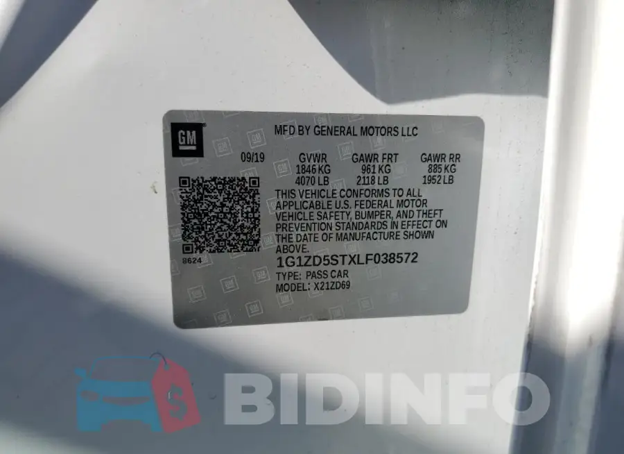 1G1ZD5STXLF038572 Photo# 12