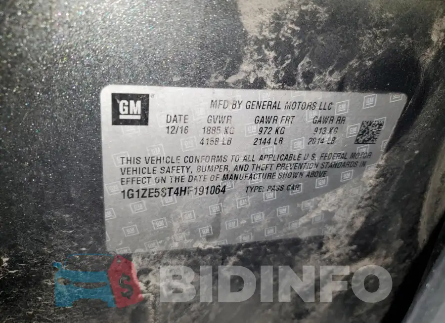 1G1ZE5ST4HF191064 Photo# 12