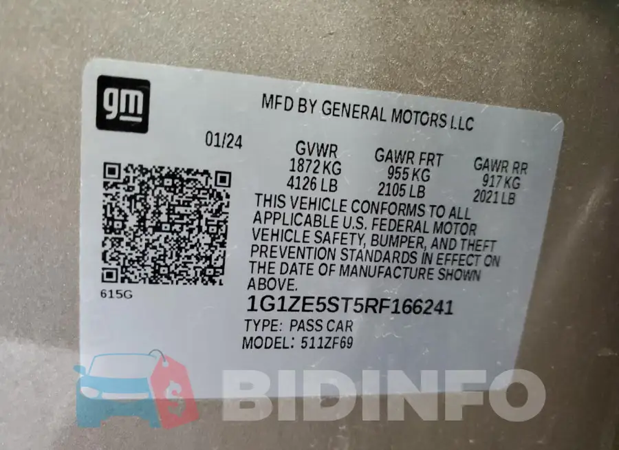 1G1ZE5ST5RF166241 Photo# 12