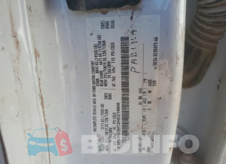 1FD0W5HT2HED19906 Photo# 12