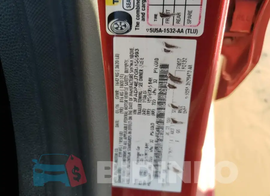 3FADP4EJ7GM150593 Photo# 12