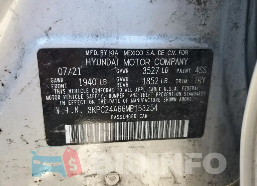 3KPC24A66ME153254 Photo# 12