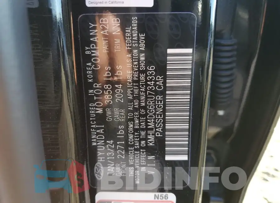 KMHLM4DG6RU734336 Photo# 12