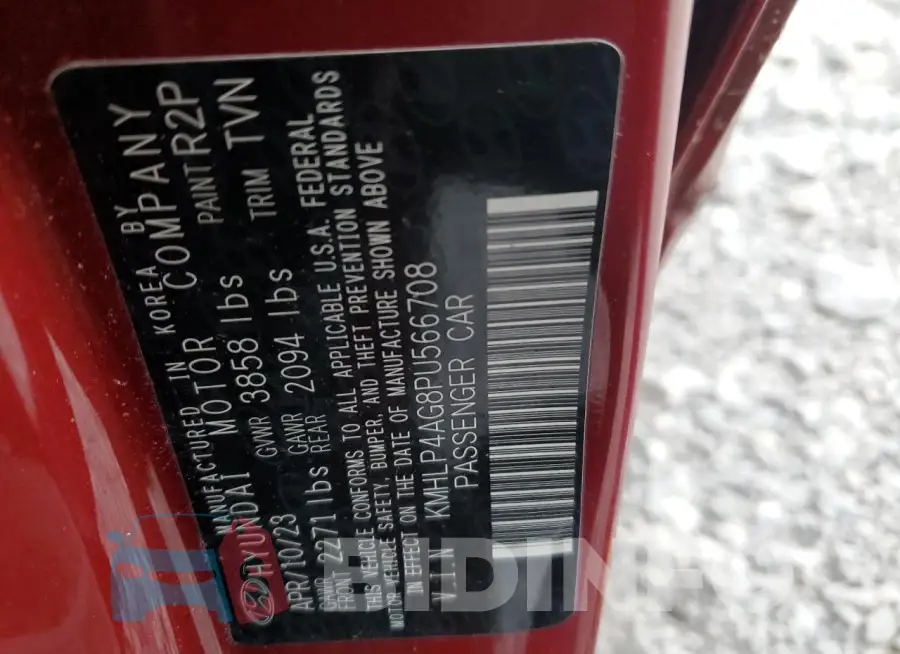 KMHLP4AG8PU566708 Photo# 12