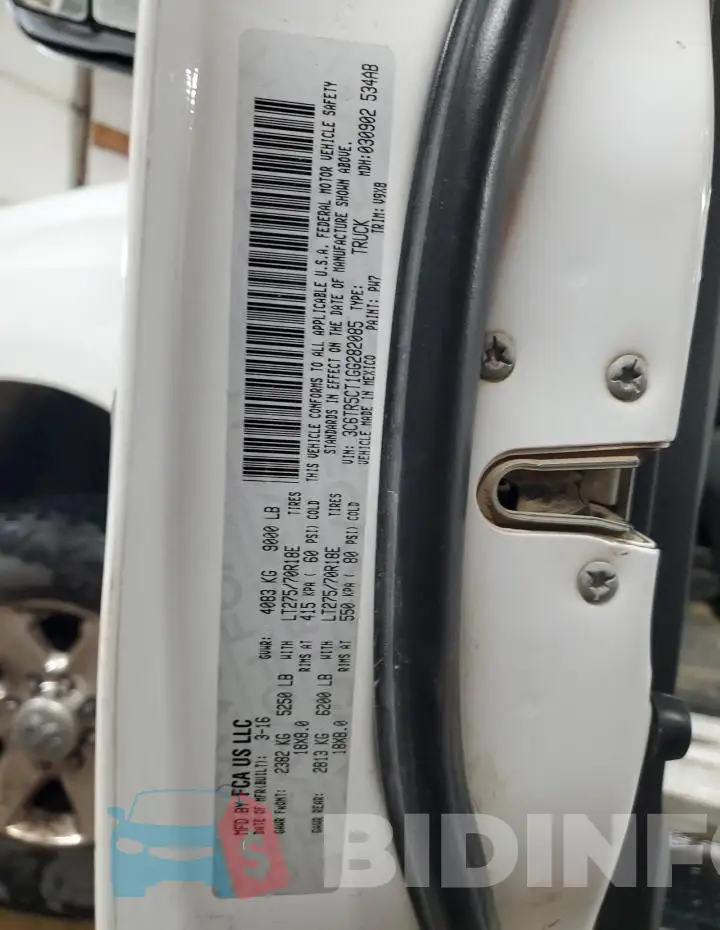3C6TR5CT1GG282085 Photo# 12
