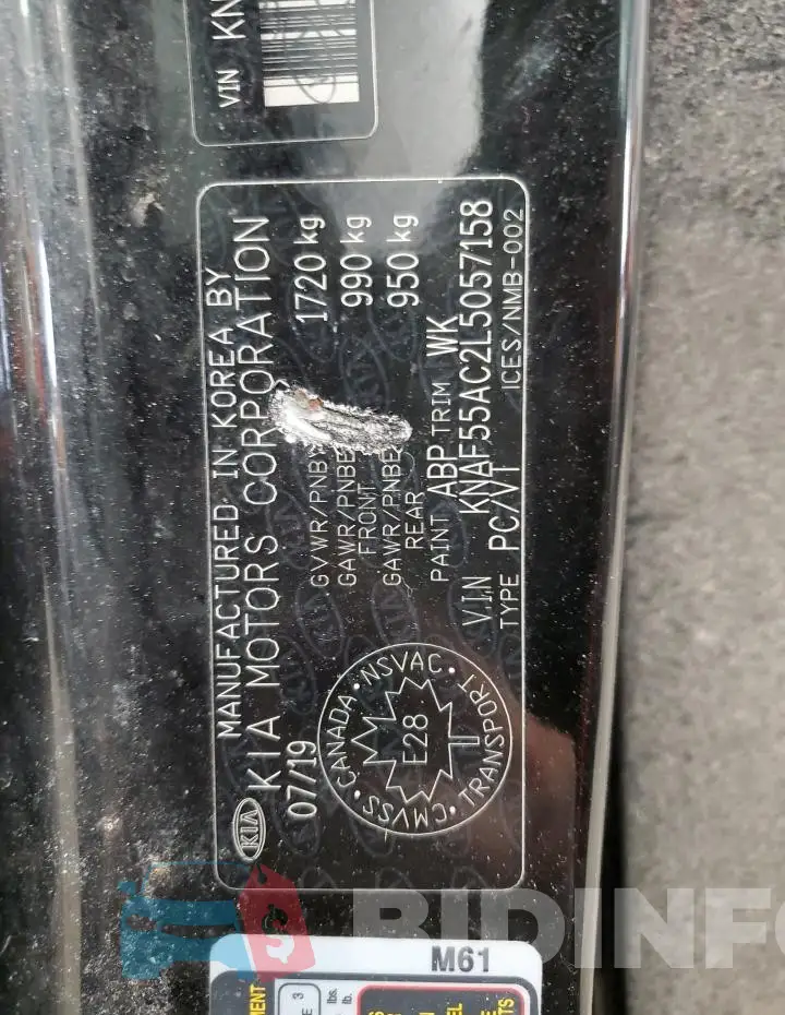 KNAF55AC2L5057158 Photo# 13