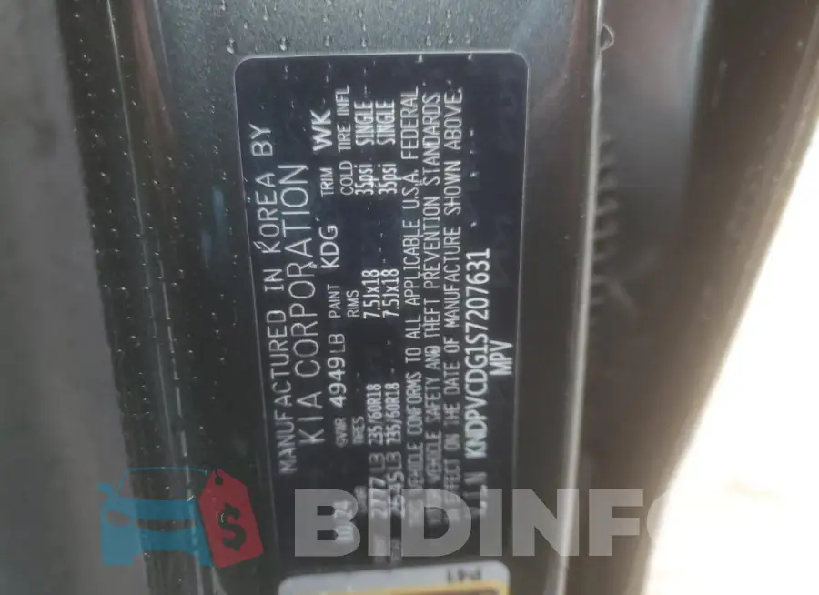 KNDPVCDG1S7207631 Photo# 13
