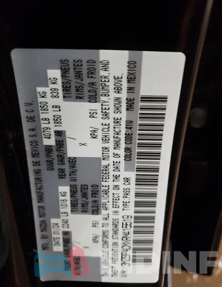 3MZBPACMXRM415519 Photo# 12