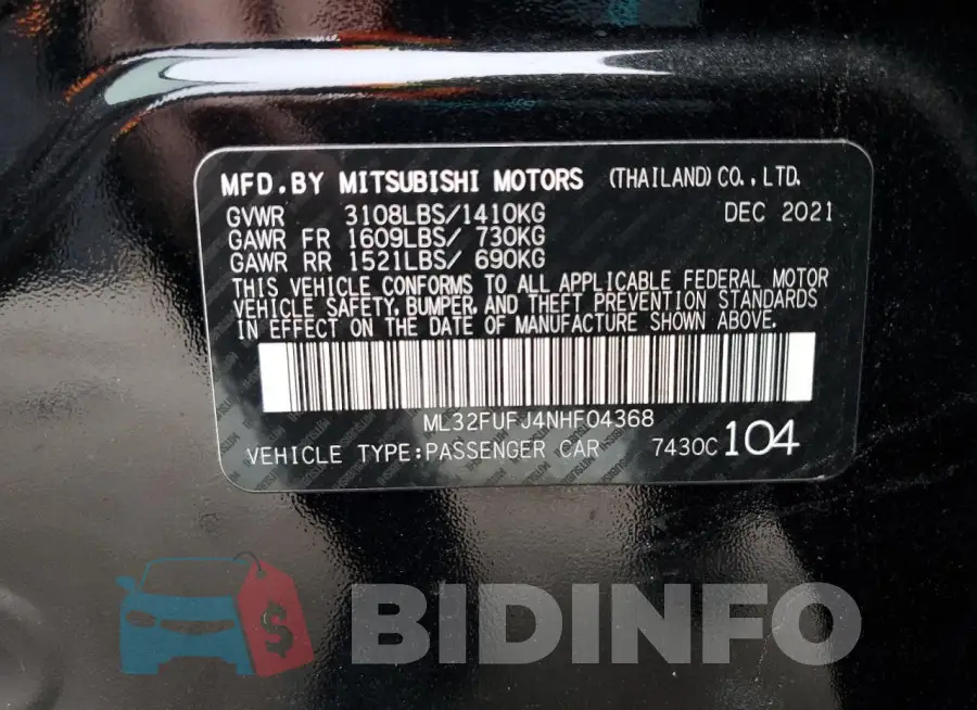 ML32FUFJ4NHF04368 Photo# 12