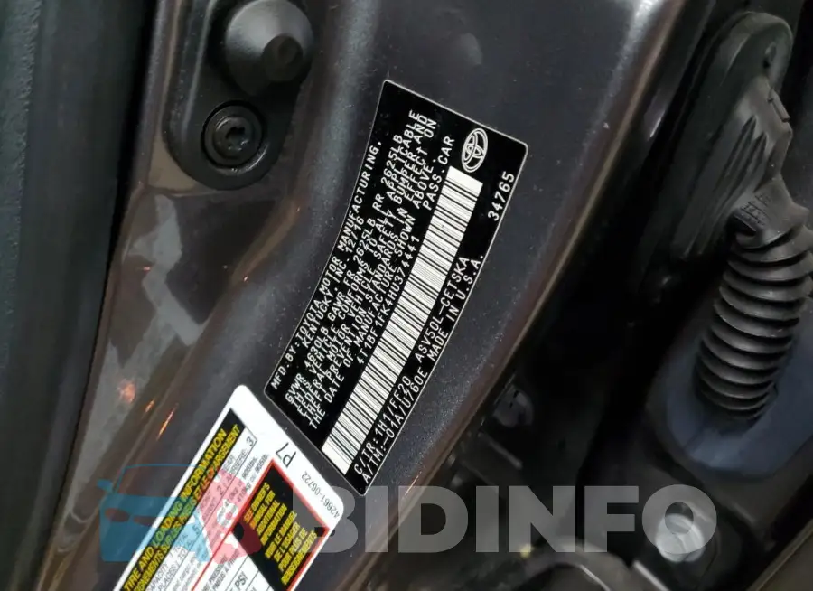 4T1BF1FK4HU374441 Photo# 12