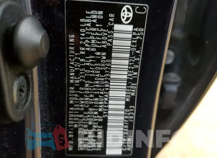 5YFEPMAE4NP297760 Photo# 12