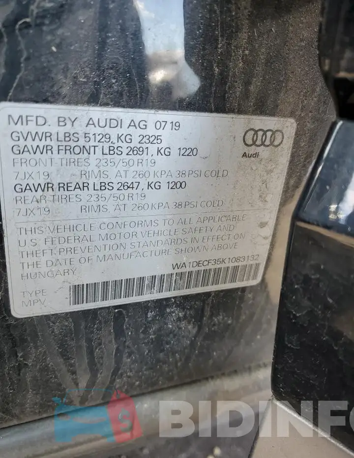 WA1DECF35K1083132 Photo# 12