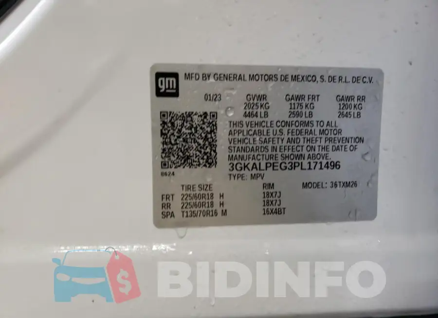 3GKALPEG3PL171496 Photo# 12
