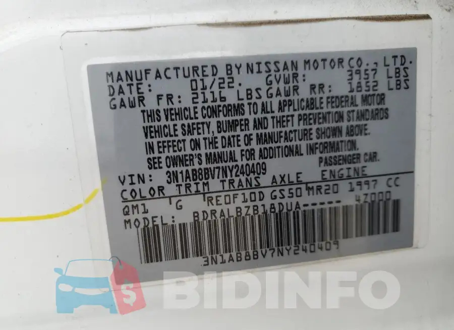 3N1AB8BV7NY240409 Photo# 12