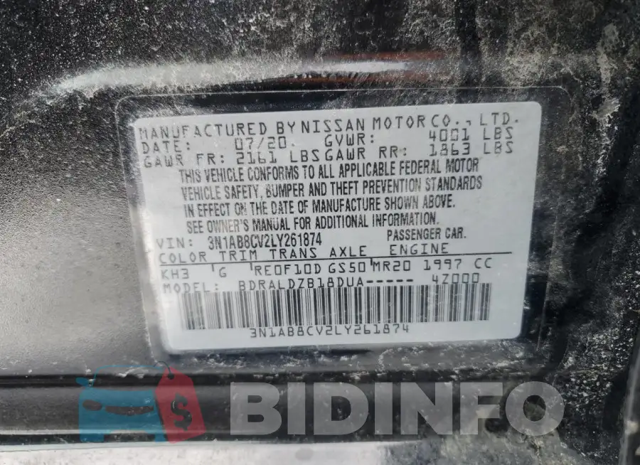 3N1AB8CV2LY261874 Photo# 12