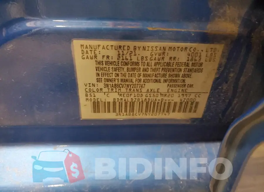 3N1AB8CV7NY207747 Photo# 12