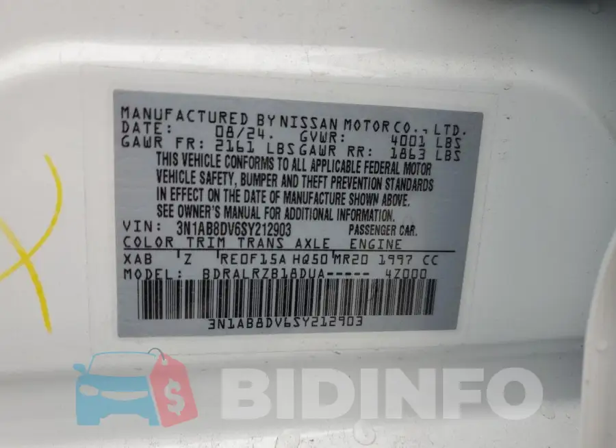 3N1AB8DV6SY212903 Photo# 13