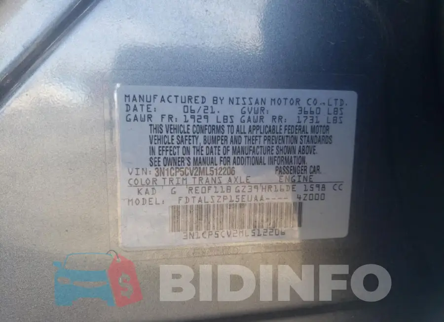 3N1CP5CV2ML512206 Photo# 13
