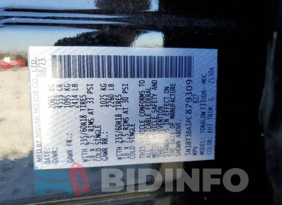 5N1BT3BA1PC879309 Photo# 13