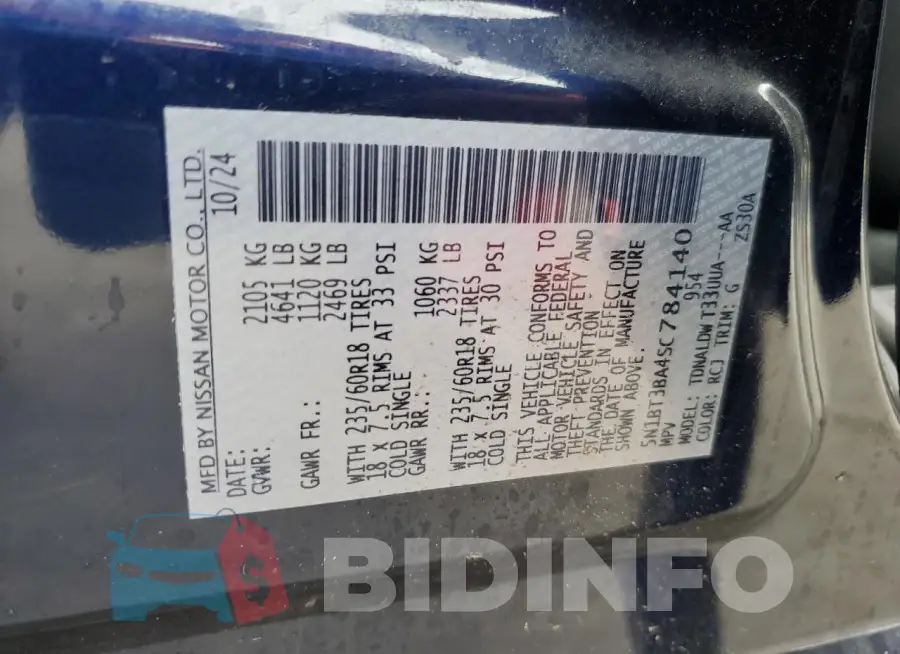 5N1BT3BA4SC784140 Photo# 13