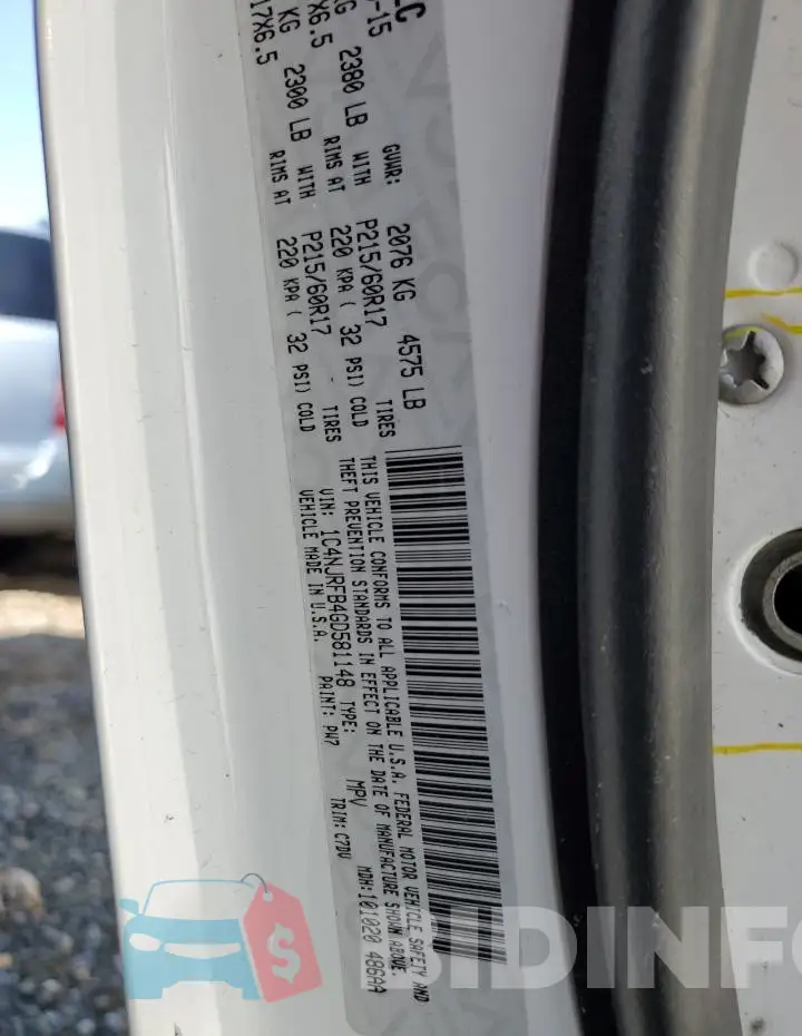 1C4NJRFB4GD581148 Photo# 13
