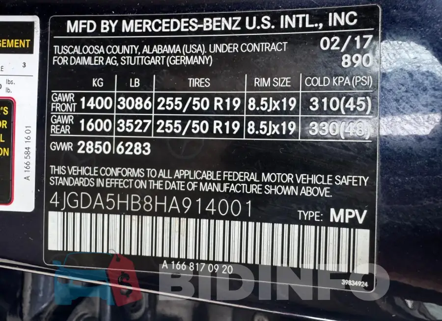 4JGDA5HB8HA914001 Photo# 10