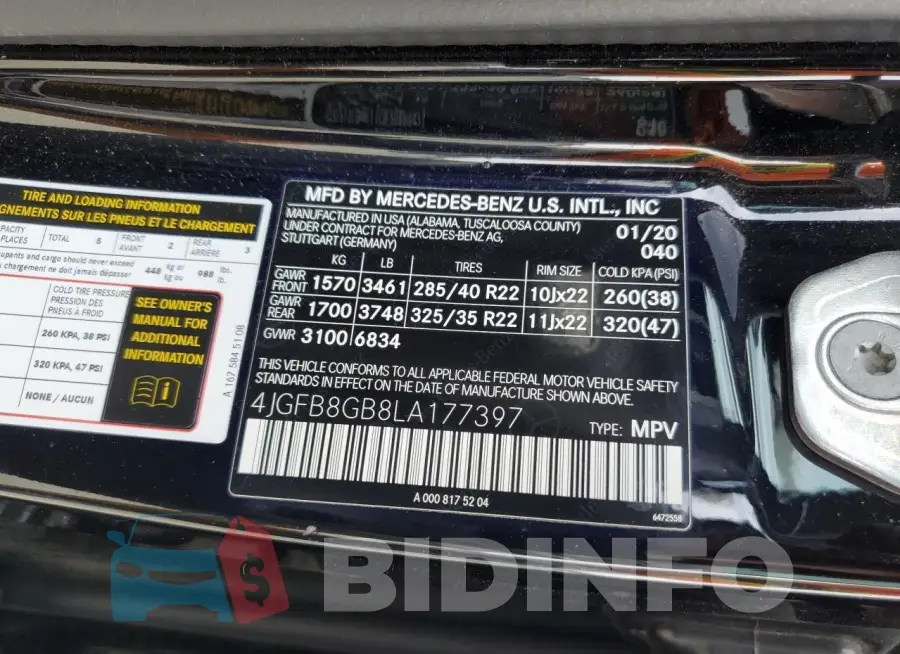 4JGFB8GB8LA177397 Photo# 13