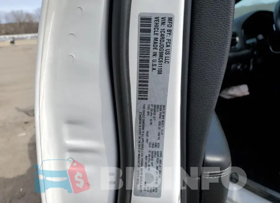 1C4RDJDG9MC611108 Photo# 13